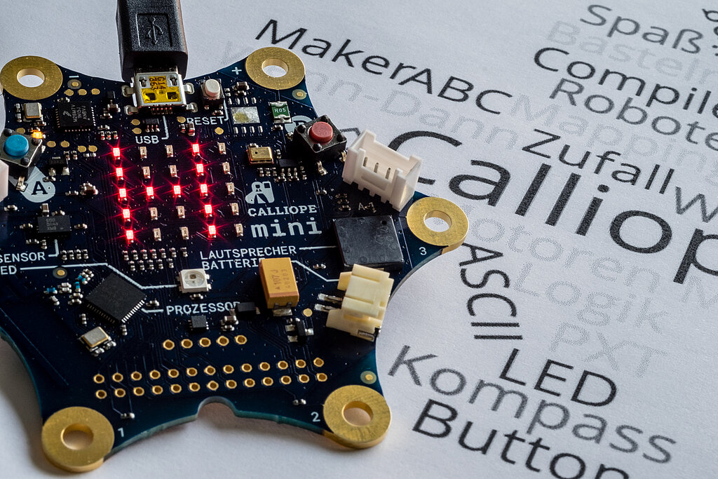 Mitmachen. Entdecken. Begeistern. - Lerne den Calliope mini kennen!